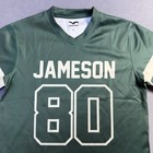 Jameson Irish Whiskey Jersey Mens Large Green Short Sleeve Football Stretch New