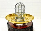 Home D  cor Ship Nautical Aluminum Bulkhead Light  Brass Shade Marine Wall Sconce