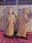 Chinese Statue Tang Dynasty Figurine Pair    fat Lady      Court Figure 22    Tall