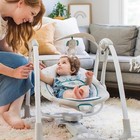 Ingenuity Convertme Swing-2-seat Baby Swing seat 0-9 Month Nash Color New In Bo
