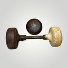 Lot Of 3 Antique 1890s Wood Door Knobs Victorian