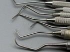 Vintage Lot Of 24 Hu-friedy Dental Instruments   5 Miltex Mirrors