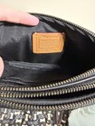 Disney X Coach Limited Edition Mickey Mouse Crossbody Clutch Black Leather