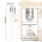 2 Pcs Soap Dispenser Pump Heads For Standard 24 410 Neck Size  Silver White