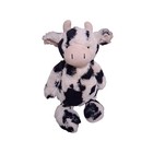 Jellycat Bashful Calf Cow Plush Spotted Black   White 12  Medium Stuffed Animal