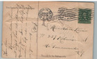 Vintage Victorian Postcard 1908 - Souvenir From The Sea