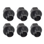 6pcs M22x1 5x19mm Wheel Nuts Sleeve Covers Skirt Flange 52mm