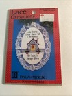 Vtg  Set Of 7 Lace Christmas Ornaments Cross Stitch Kits Designs For Needle Nmi