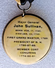 Rare Masonic Badge Major John Sullivan First Grand Master Of New Hampshire