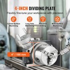 Rotary Table For Milling Machines 4   Horizontal Vertical With 3-jaw Chuck