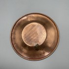 Vintage 1940s Turkish Copper Etched Artisan Hand Made Tray Middle Eastern