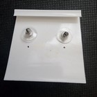 Women Earrings Crystal Accents Silver Tone Fashion Ear Jewelry