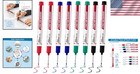 Professional Grade 8 Pcs Permanent Marker Set - Durable Deep Hole Markers