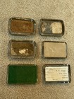 Vintage Glass Souvenir Paperweight Lot Of 6 - Perfect Condition  Nautical Etc