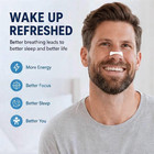 White Magnetic Nose Dilator Kit 30-480 Nasal Strips 4 Sizes Anti Snoring Sleep