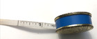Vtg Germany Sewing Tape Measure   Blue And Gold  Works 1 5 