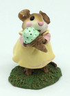 Wee Forest Folk Wff M-277  yummy    yellow Dress  Mint Choc Chip  With Wff Box