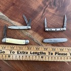 Vintage Folding Pocket Knife Lot Of 4 For Parts Or Repair