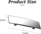Rear View Mirror For Car  Mirrors Universal 12 Inch Interior Clip On Panoramic R