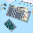 Kids Wallet For Boys  Rfid Trifold Canvas Outdoor Sports Wallet festivals Sqlg