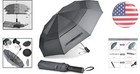 Versatile 49 54 62 Inch Golf Umbrella - Automatic Open  Double Canopy Design