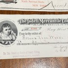 Lot Of 3 - Antique Mt Helena  Montana Territory Pictorial Revenue   Bank Checks