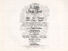 Glynis Johns  a Little Night Music  Len Cariou   Stephen Sondheim 1973 Program