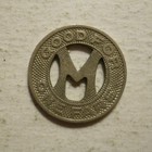 Midwest Transit Lines  ames  Iowa  Transit Token - Ia30g