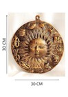 Metal Navgrah Sun God Wall Hanging Showpiece Statue Figurine