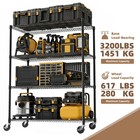 Mzg Storage Racks Tool Shelf Garage Shelving Wire Heavy Duty Shelves Rack 73 6 h