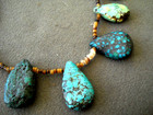 Southwest Graduated Polychrome Turquoise Multi-stone Heishi Bead Necklace