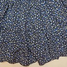 Gap Kids Girls Layered Ruffle Floral Knit Black Blue White Skort Skirt Size M
