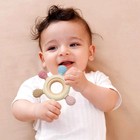 Premium Silicone Baby Teether Set Bpa   free Soothing Teething Toy Beige     