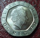 1998 British 20 Pence In Au Condition