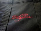 Wynonna Judd Rare Black Carrying Laptop Bag   Embroidered Name In Red  Preowned