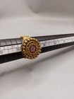 Very Rare Ancient Old Antique Bronze Ring Viking Artifact Authentic Gold Color