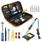 60w Electric Soldering Iron Welding Gun Tool Kit Solder Wire Desoldering Pump