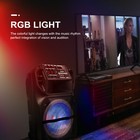 Portable 12   Bluetooth Speaker Heavy Bass Sound Party Speaker Fm Aux W  Mic Us