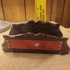 Wood Spanish Desk Letter Holder Made By Action Rustic Tabletop Decor