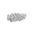 Open Crimp Bead Covers Round Jewelry Craft Making Sterling Silver Gold Copper