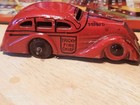 Vintage 1930 s Marx Tin Litho Wind Up Tricky Fire Chief Car With Tin Fire Street
