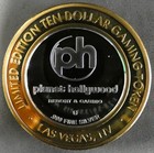 Planet Hollywood Casino  10  999 Fine Silver Silver Strike Heart Bar Las Vegas