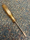 Vtg Snap-on 50th Anniversary Gold Sparkle Screwdriver  Vg Condition