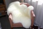 Luxury 100  Genuine Sheepskin Rug Natural Real Sheepskin Lambskin Fur Organic