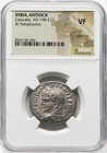 Caracalla 198-217 Ad  Ngc Vf  Huge Silver Tetradrachm  Antioch Roman Empire Coin
