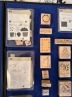 Huge   large Lot Of Rubber Wooden Stamps  Vtg -now Crafting Stamping Gifts