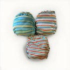 Lot Of 3 Twinkie Tush Fusion Bamboo Size 12-35 Fitted Reusable Cloth Diaper Usa