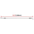 Steel Non-abs Brake Line Kit Front  6 5  Fit For Harley Softail Fxstb Fxst Flstf