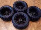 For Traxxas Rustler 4x4 Ultimate Charcoal Gray Black Rxt Wheels 2 8 Gravix Tires