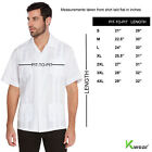 Vkwear Men s Guayabera Cuban Beach Wedding Casual Short Sleeve Dress Shirt